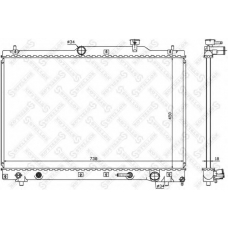 10-26315-SX STELLOX Радиатор, охлаждение двигателя