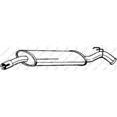 170-379 BOSAL Глушитель выхлопных газов конечный
