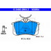 13.0460-2864.2 ATE Комплект тормозных колодок, дисковый тормоз