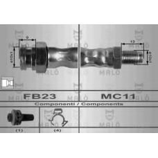 8371 Malo Тормозной шланг