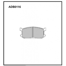 ADB0116 Allied Nippon Тормозные колодки