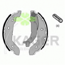 34-0023 KAGER Комплект тормозных колодок