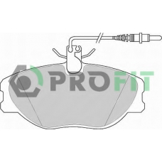 5000-1000 C PROFIT Комплект тормозных колодок, дисковый тормоз