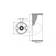 SC 7048 P SCT Топливный фильтр