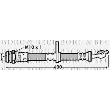 BBH7245 BORG & BECK Тормозной шланг