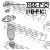 KB-PIC FEBEST Подшипник качения, опора стойки амортизатора