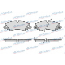 AC0581616D AC Delco Комплект тормозных колодок, дисковый тормоз