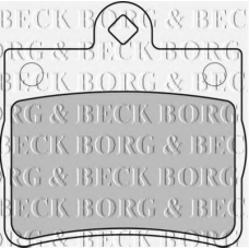 BBP1668 BORG & BECK Комплект тормозных колодок, дисковый тормоз