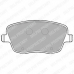 LP1728 DELPHI Комплект тормозных колодок, дисковый тормоз