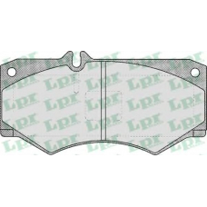 05P408 LPR Комплект тормозных колодок, дисковый тормоз