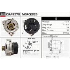 DRA9370 DELCO REMY Генератор