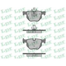 05P1194 LPR Комплект тормозных колодок, дисковый тормоз