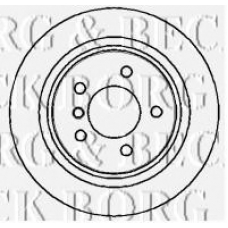 BBD5715S BORG & BECK Тормозной диск