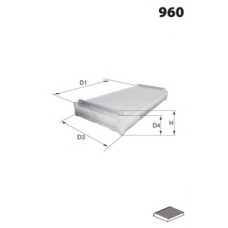 LFCP124 LUCAS FILTERS Фильтр, воздух во внутренном пространстве