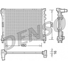 DRM09087 DENSO Радиатор, охлаждение двигателя