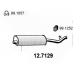 12.7129 ASSO Глушитель выхлопных газов конечный