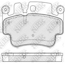 PN0823 NiBK Комплект тормозных колодок, дисковый тормоз