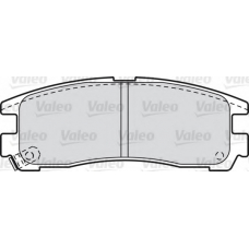 598834 VALEO Комплект тормозных колодок, дисковый тормоз