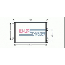 2020011 KUHLER SCHNEIDER Конденсатор, кондиционер