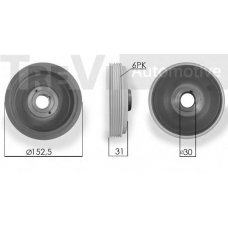 RPK405999 RPK Ременный шкив, коленчатый вал