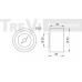 TD1564 TREVI AUTOMOTIVE Паразитный / Ведущий ролик, зубчатый ремень