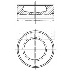 043 67 00 MAHLE Поршень