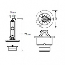 66240XNB OSRAM Лампа накаливания, фара дальнего света; Лампа нака