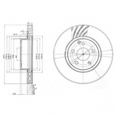 BG3756 DELPHI Тормозной диск