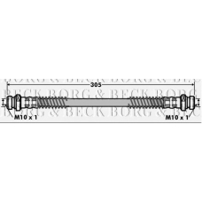 BBH7006 BORG & BECK Тормозной шланг