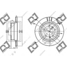 BD1161 DJ PARTS Тормозной диск