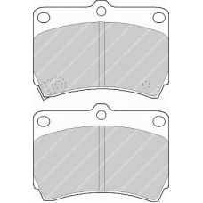 FDB715 FERODO Комплект тормозных колодок, дисковый тормоз