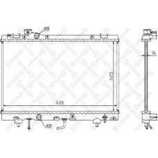10-26367-SX STELLOX Радиатор, охлаждение двигателя