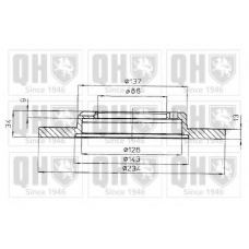 BDC4592 QUINTON HAZELL Тормозной диск