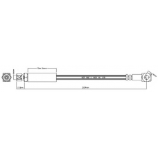 VBH751 MOTAQUIP Тормозной шланг