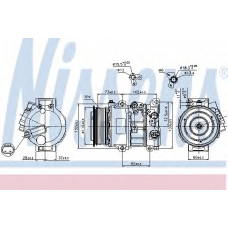 89516 NISSENS Компрессор, кондиционер