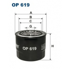 OP619 FILTRON Масляный фильтр