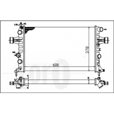 037-017-0019 LORO Радиатор, охлаждение двигателя