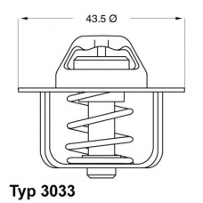 3033.84D WAHLER Термостат, охлаждающая жидкость