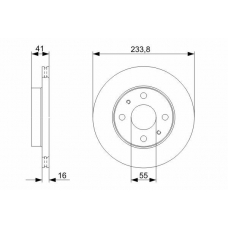 0 986 479 352 BOSCH Тормозной диск