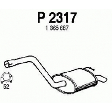 P2317 FENNO Глушитель выхлопных газов конечный