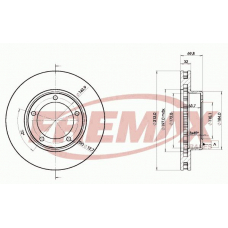 BD-1265 FREMAX Тормозной диск