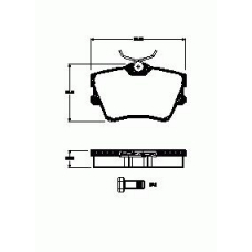 591.00 REMSA 591 00_=591 10=fo646881=602 000-sx !колодки дисковые з.\ vw t4 1.9-2.4d &syncro 90-98 диск 15