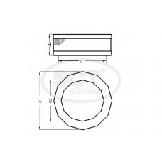 SB 3004 SCT Воздушный фильтр