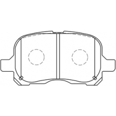 PL-1302 JNBK Колодки тормозные