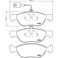 89012500 TEXTAR Комплект тормозов, дисковый тормозной механизм