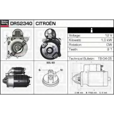 DRS2340 DELCO REMY Стартер