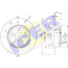 78BD9198-2 ICER Тормозной диск