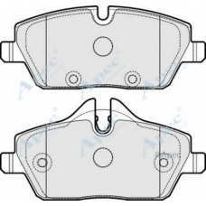 PAD2014 APEC Комплект тормозных колодок, дисковый тормоз
