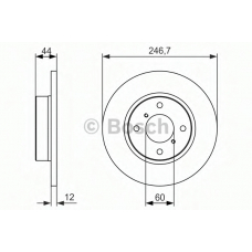 0 986 479 901 BOSCH Тормозной диск