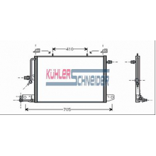 5020001 KUHLER SCHNEIDER Конденсатор, кондиционер